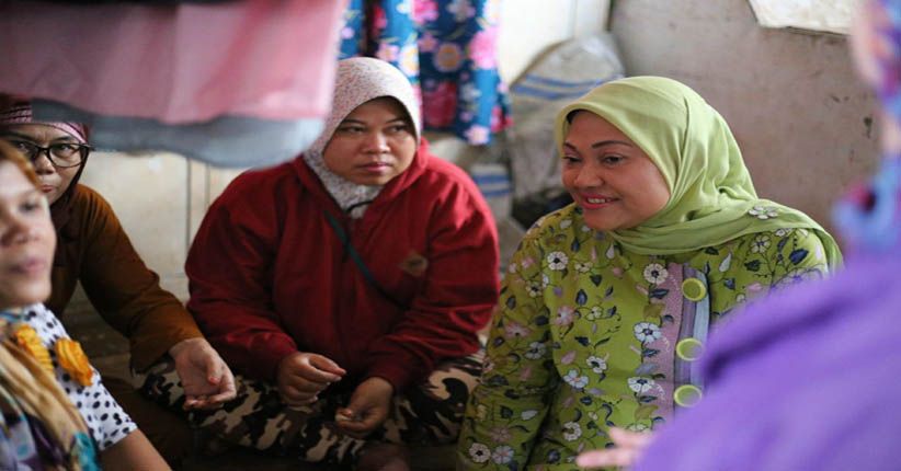 Kunjungi Pekalongan, Ida Fauziyah Didoakan Pedagang Pasar Karanganyar