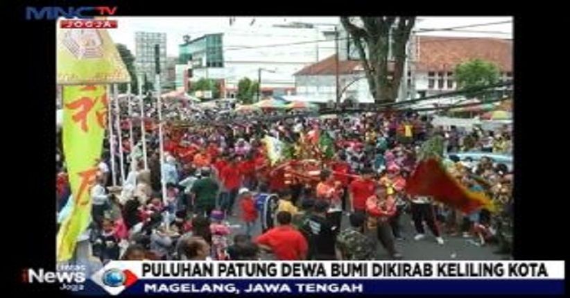 Ruwat Bumi, Umat Tridharma Kirab 60 Patung Dewa Bumi di Magelang
