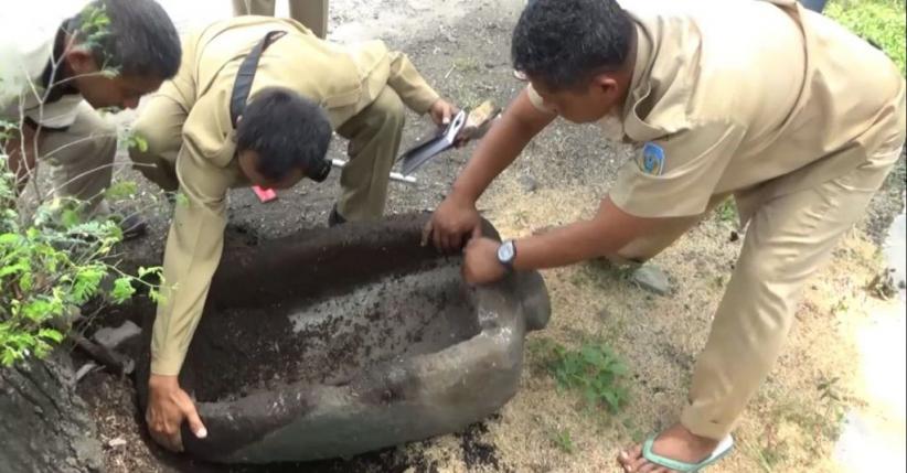 12 Sarkofagus Peninggalan Zaman Purba Ditemukan di Nganjuk 