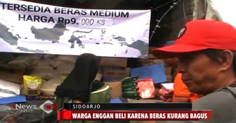 Kualitas Buruk, Warga Malas Beli Beras Milik Disperindag