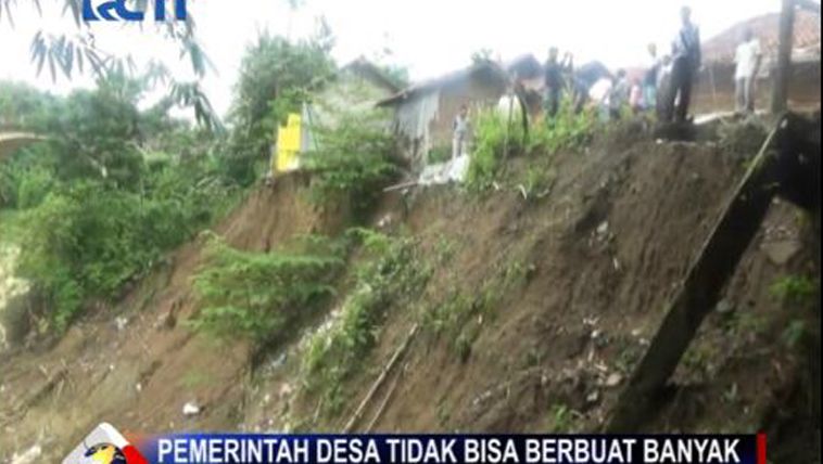 Tebing Sungai Luk Ulo Mengikis, 35 Rumah Warga Terancam Longsor