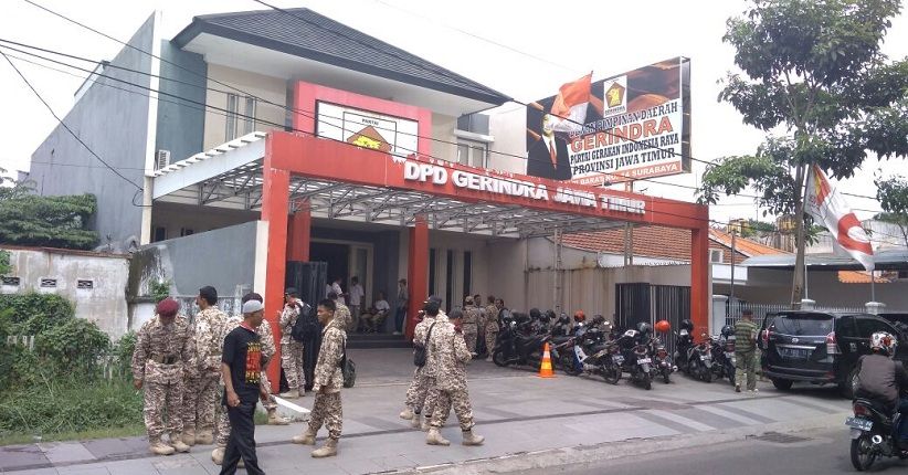 Beredar Isu La Nyalla Bawa Massa ke Gerindra, Ratusan Laskar GMP Siaga