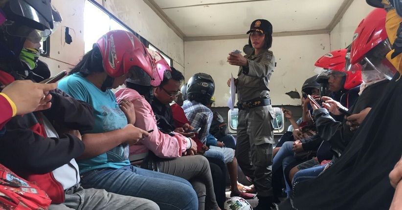 Satpol PP Jaring 108 Orang di Hari Valentine, 17 Positif Narkoba