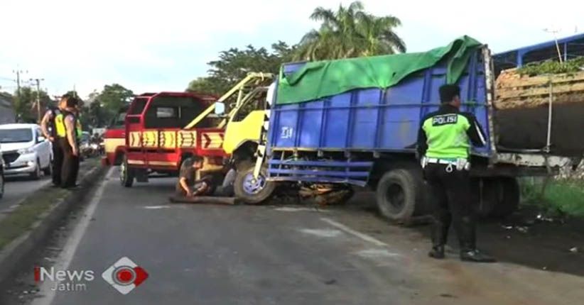 Kecelakaan Beruntun di Pasuruan, 2 Tewas dan 14 Orang Luka-Luka