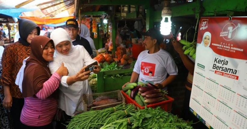 Revitalisasi Pasar Tradisional Masuk Program Prioritas Khofifah-Emil