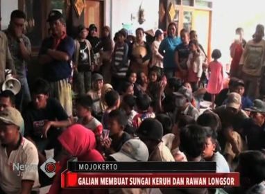 Tambang Milik Bupati Mojokerto Diprotes Warga