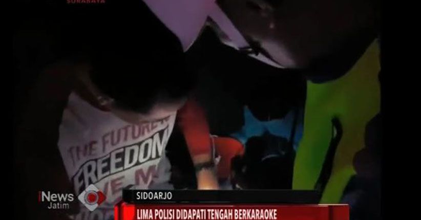 5 Anggota Polisi di Sidoarjo Terjaring Razia di Tempat Karaoke