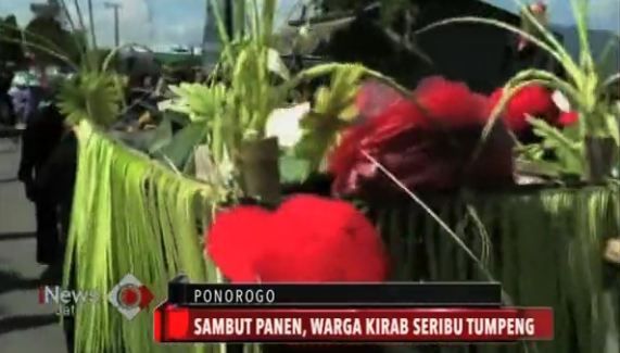 Kirab Seribu Tumpeng, Ritual Menyambut Panen Raya di Ponorogo