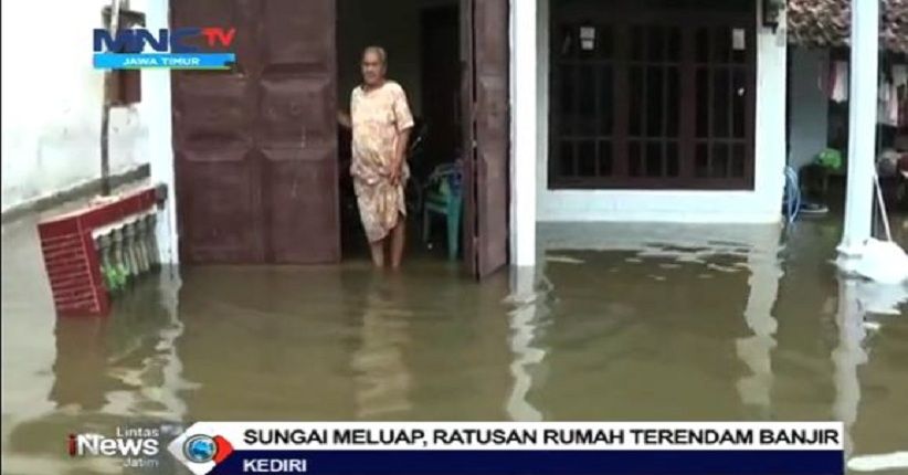 Banjir Rendam Lebih dari 200 Rumah di Kediri