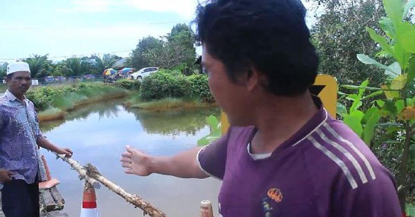 Tabrak Pembatas Jembatan, Pengendara Motor Jatuh ke Sungai dan Tewas