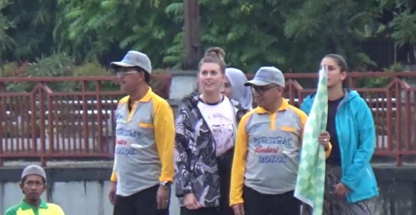 Kampanye Anti-Rokok di Sungai Martapura Diikuti Wisatawan Asing