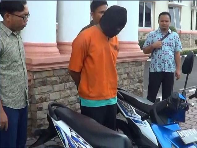 Rampas Motor untuk Modal Nikah, Pemuda di Dumai Ditangkap