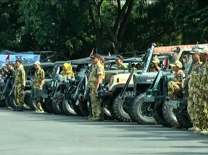 Ratusan Jeep Tua Saksi Perang Dunia II Hadir di Jambore di Lampung