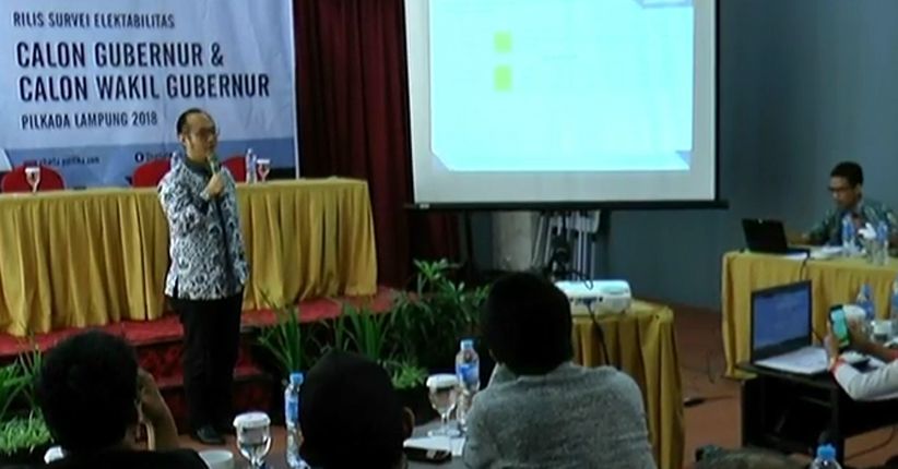 Elektabilitas Ficardo-Bachtiar Kalahkan 3 Cagub Lain di Pilgub Lampung