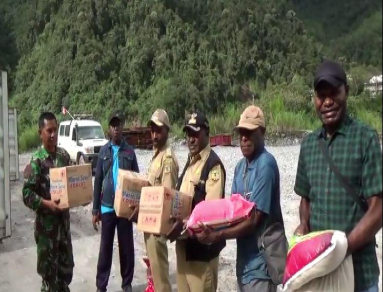 1.300 Warga Tembagapura yang Terisolasi Dapat Bantuan Makanan 