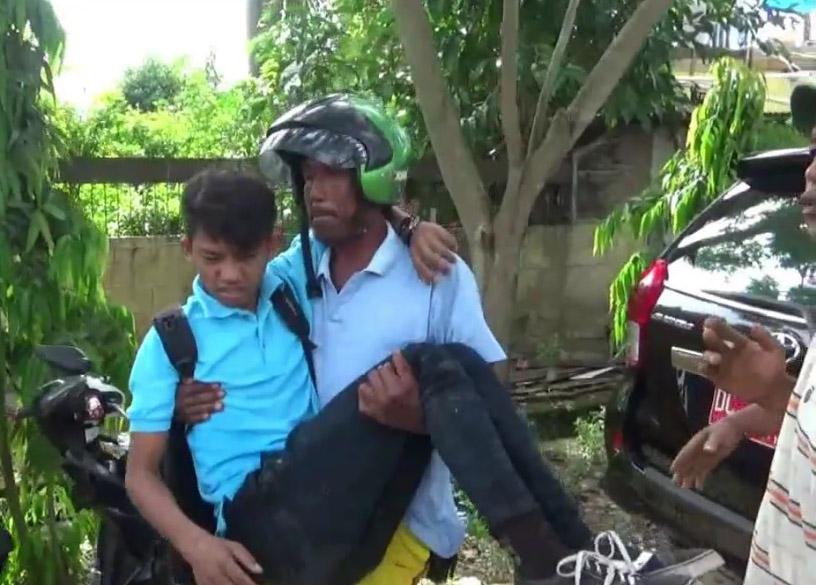 Kecelakaan, Pengendara Motor Terpental 10 Meter