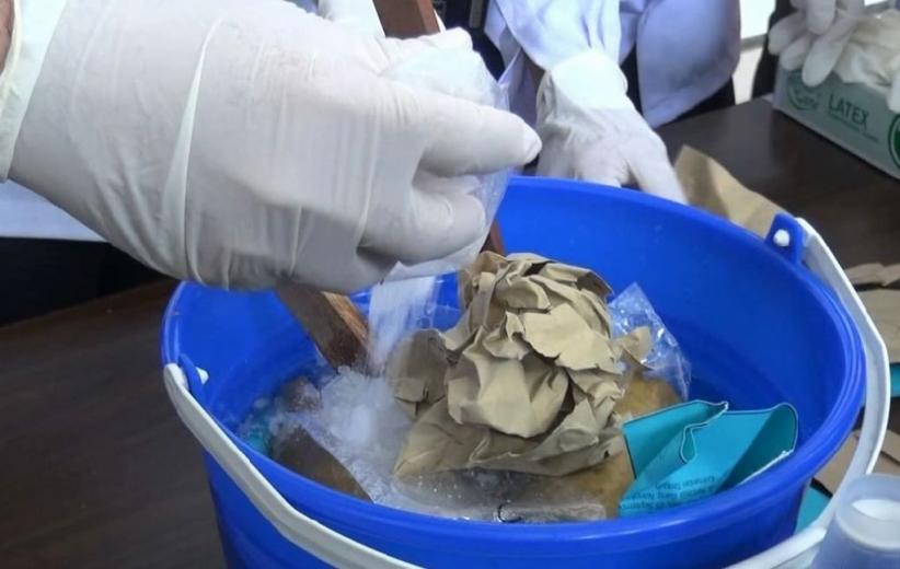 BNNP Kalteng Musnahkan Sabu Asal Malaysia 