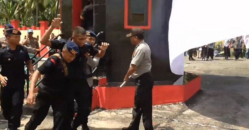 3 Polisi Terluka karena Balon Gas Meledak saat Peresmian SPN Gorontalo