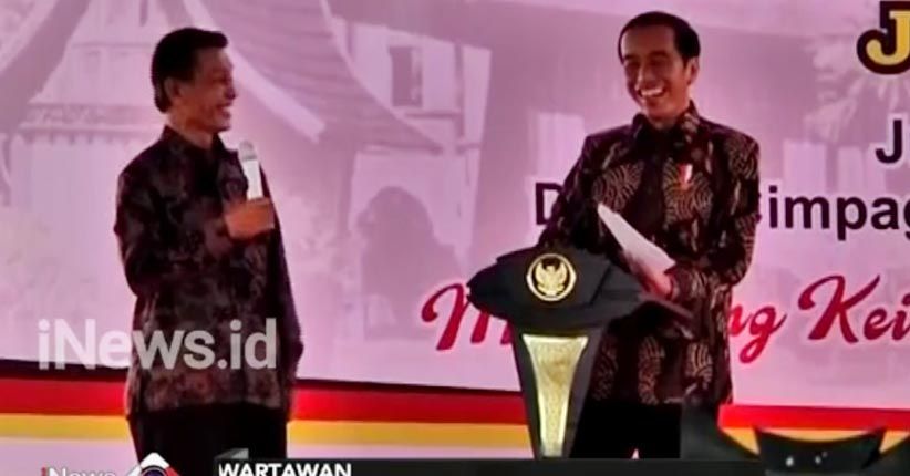  Momen ketika Presiden Jokowi Jadi Wartawan di Hari Pers Nasional