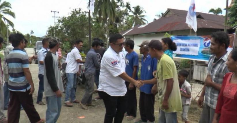 Peduli Nelayan, Perindo Mentawai Bantu Pembangunan Dermaga