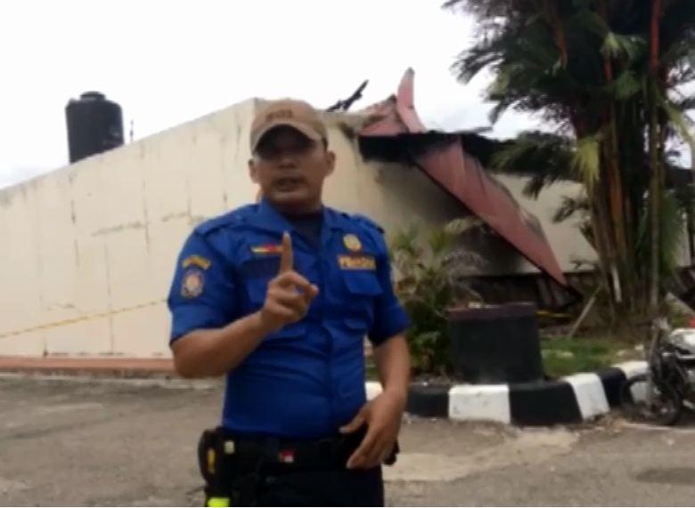 2 Pembakar Mapolres Dharmasraya Ancam Pemadam Kebakaran