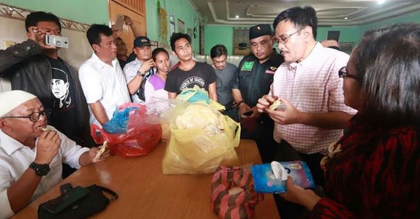 Bertemu Tukang Opak, Djarot Terkenang Masa Lalunya