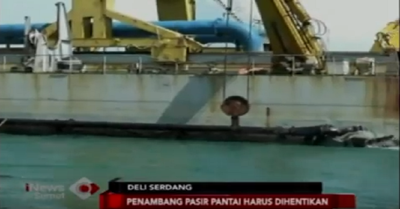 Ketua DPRD Deliserdang Minta Penambangan Pasir di Pantai Labu Berhenti