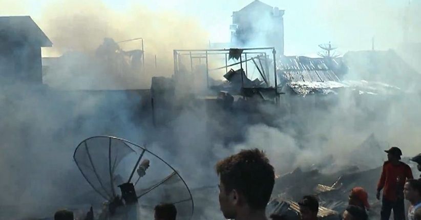 Dalam Sehari, Terjadi 2 Kebakaran Permukiman Padat di Tanjungbalai