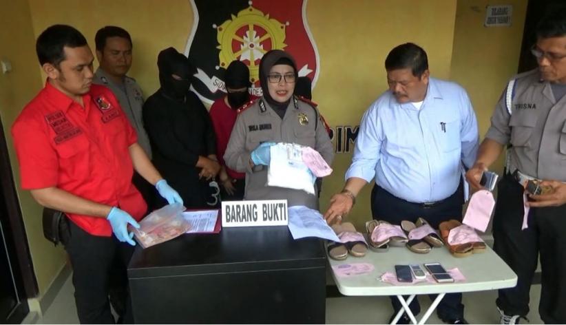 4 Ibu Rumah Tangga asal Aceh Selundupkan Sabu di Sandal 