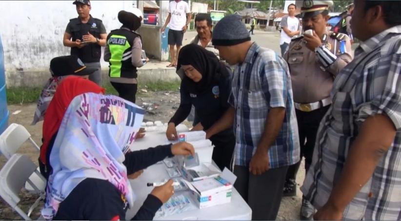 Dites Urine, 8 Sopir Bus di Terminal Madina Positif Narkoba