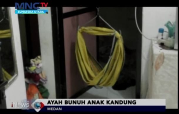 Ayah Keji Bekap Anak Kandung hingga Tewas di Medan