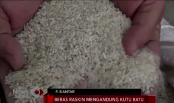 Raskin di Pematangsiantar Berkutu dan Berbau Tak Sedap