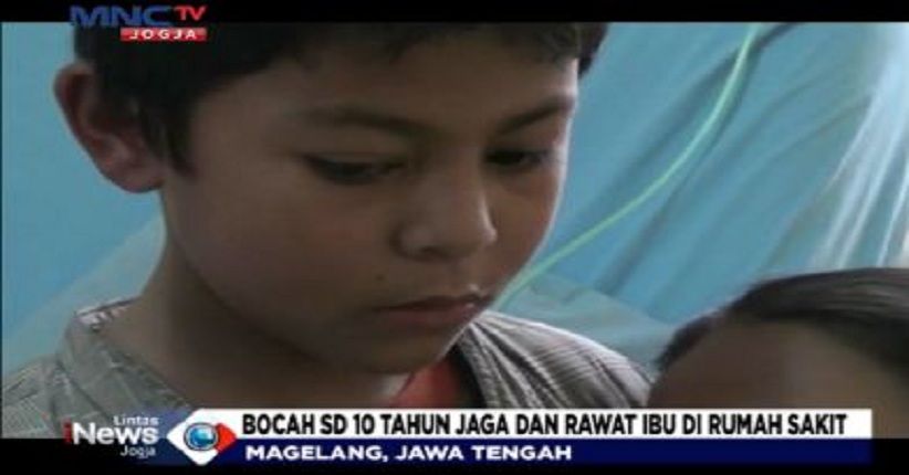 Sepekan Bolos Sekolah, Siswa SD Rawat Ibunya yang Gagal Ginjal 