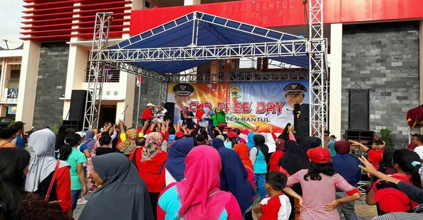 Titik Nol Kilometer Bantul Ditetapkan Jadi Pusat Car Free Day
