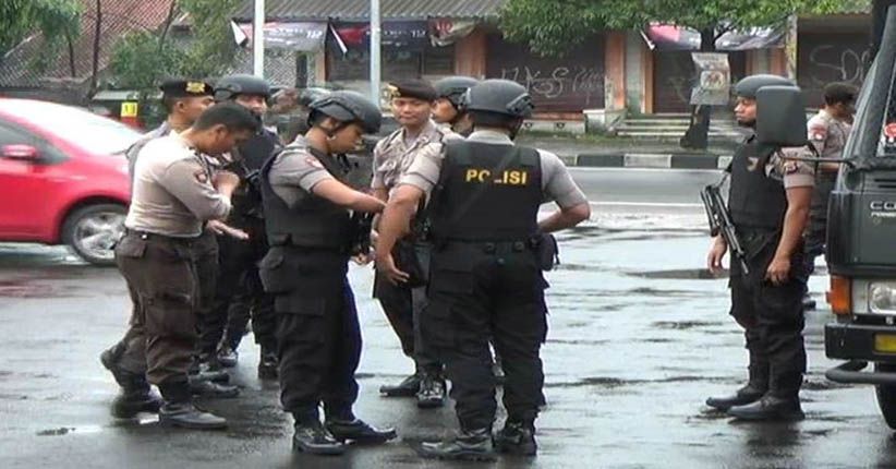Penyerang Gereja St Lidwina Dijaga Ketat Polisi Bersenjata Lengkap