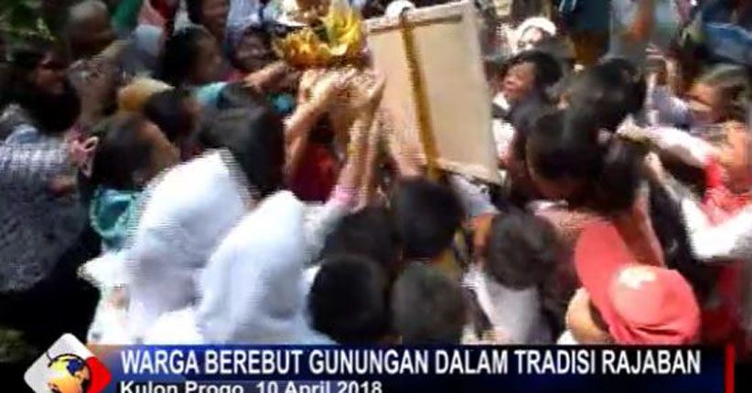 Uniknya Tradisi Rajaban Jatimulyo, Warga Kirab Enam Gunungan