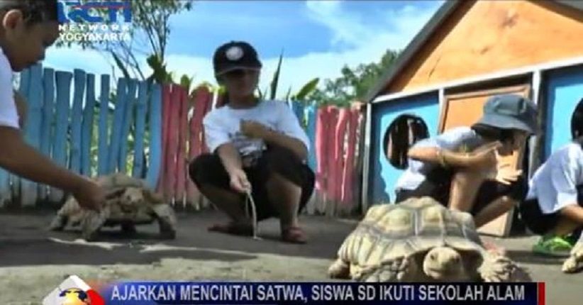 Belajar Satwa, Siswa SD Kanisius Pugeran Study Tour ke Jogja Exotarium