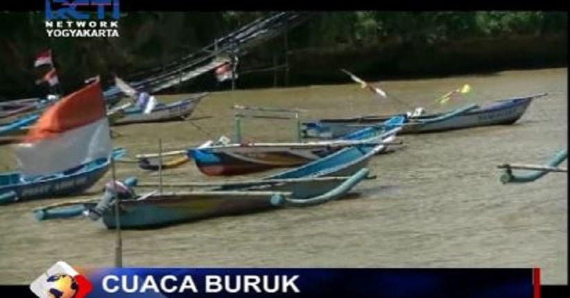 Cuaca Ekstrem, Nelayan di Gunungkidul Berhenti Melaut