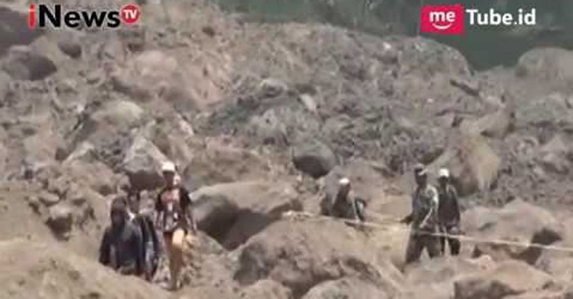 Tebing Longsor di Aliran Sungai Ngobo Kediri, 3 Penambang Pasir Tewas