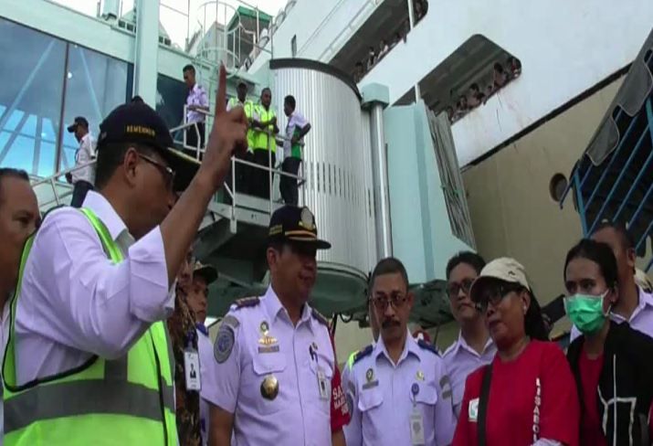 Menhub Pantau Program Mudik Gratis Natal dari Ambon
