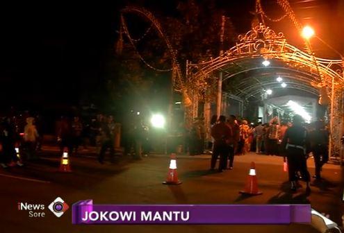 VIDEO: Malam Midodareni, Jokowi Kedatangan 4.000 Relawan