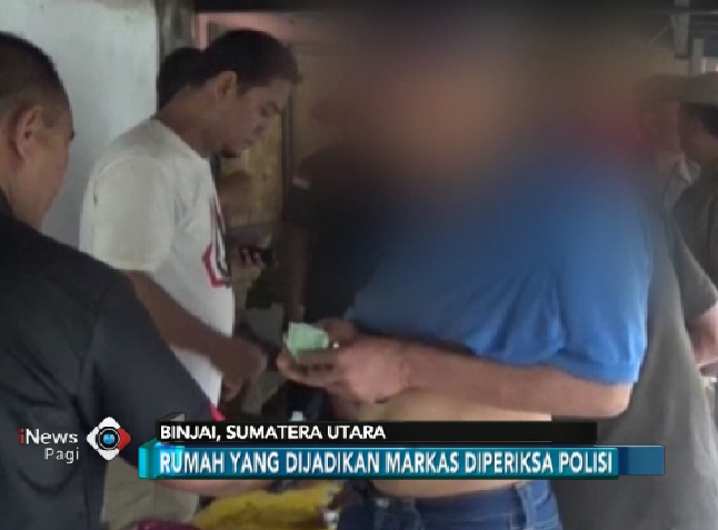 Razia Kampung Narkoba di Binjai, Enam Diciduk Polisi
