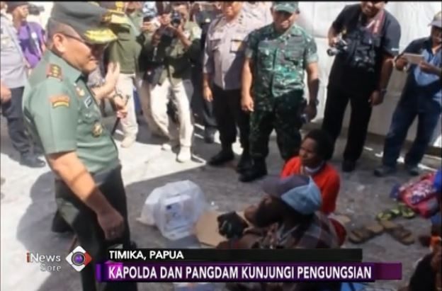 Dikunjungi Pangdam-Kapolda, Korban Sandera Keluhkan Air Bersih