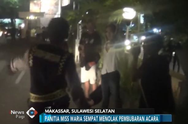 Tak Punya Izin, Acara Miss Waria Dibubarkan Polisi