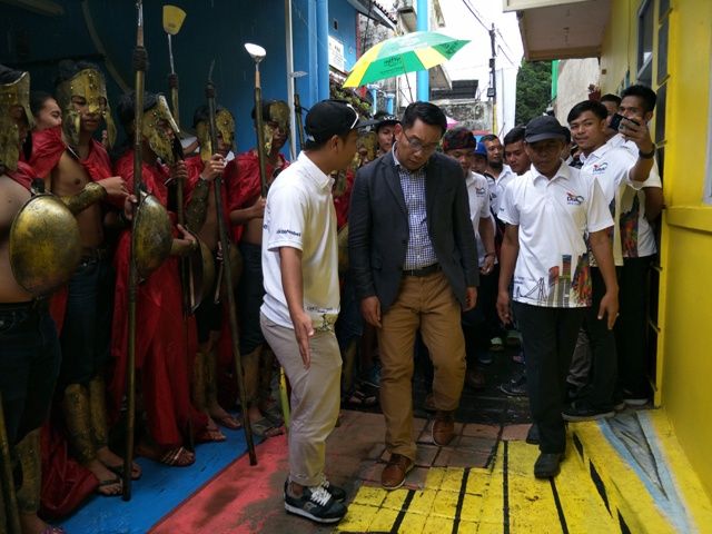 Ridwan Kamil Berharap Kampung Warna-warni Jadi Wisata Baru di Bandung