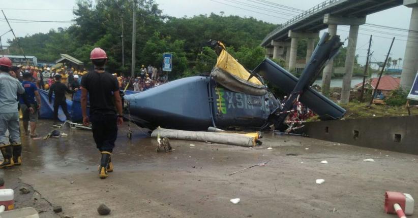 Helikopter Angkut 6 Pekerja Tambang Jatuh di Morowali