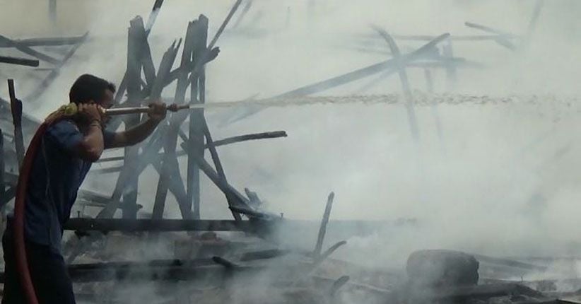 Kandang Berisi 5.000 Ekor Ayam di Deliserdang Habis Terbakar