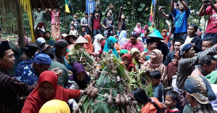 Jelang Ramadan, Warga Gelar Tradisi Ruwahan di Situs Lumpang Kentheng