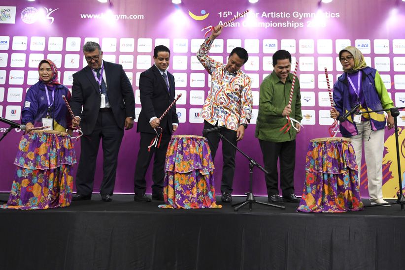 Menpora Buka Kejuaraan Senam Artistik Junior Tingkat Asia - Bagian 1