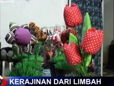 Kreatifnya Warga Magelang Ini, Batik Perca Disulap jadi Tanaman Hias